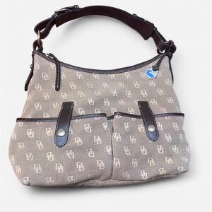 Dooney & Bourke monogram canvas shoulder bag